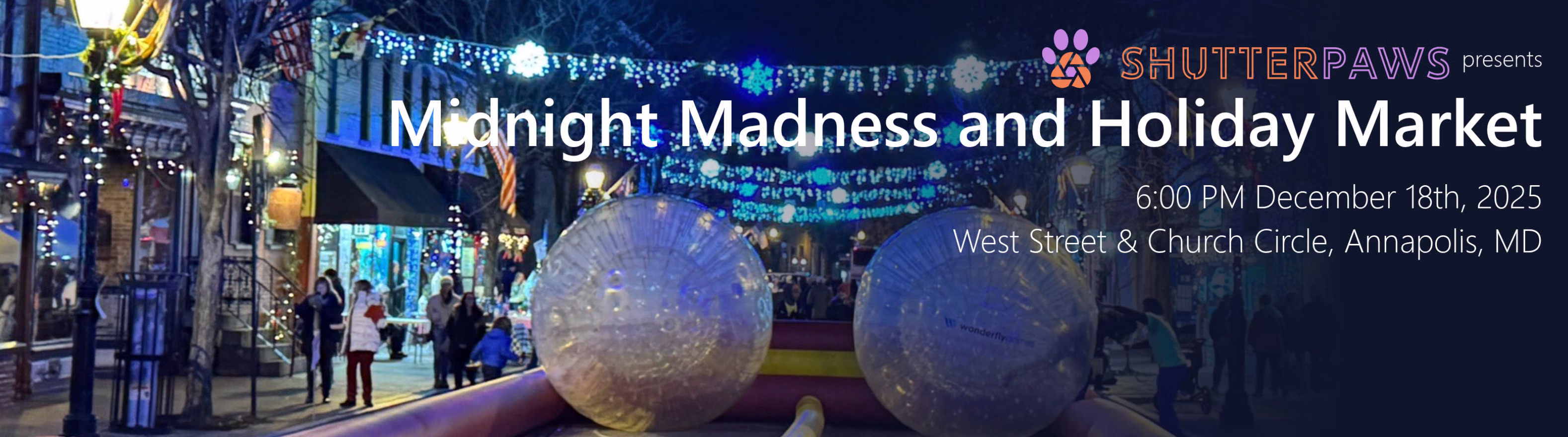 Midnight Madness and Holiday Market on West Street